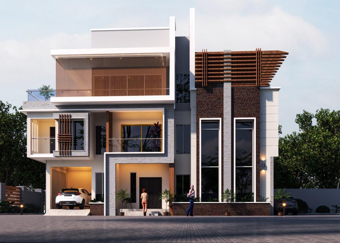 Cloverfield Mabushi duplex exterior at dusk